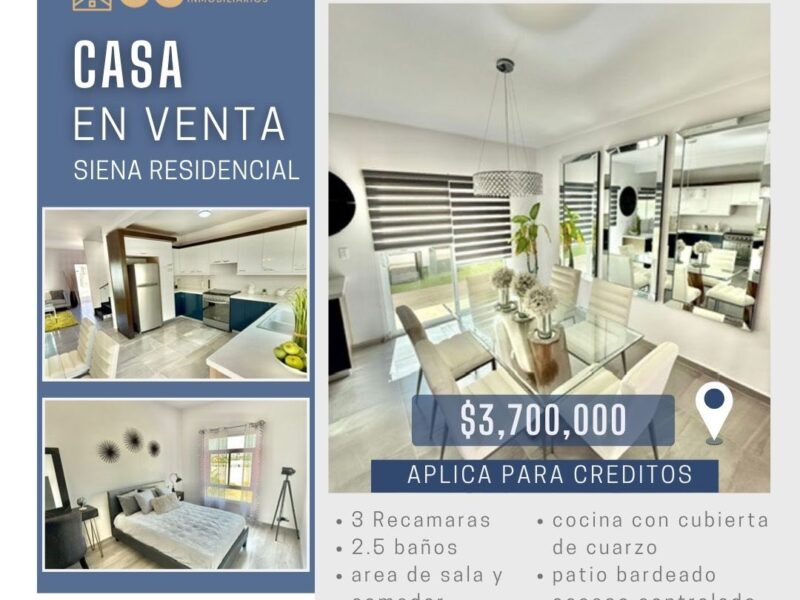 Casa en Siena Residencial