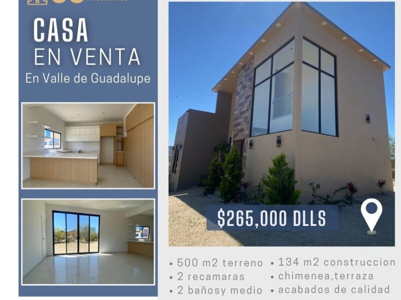 Casa contemporanea en Valle de Guadalupe