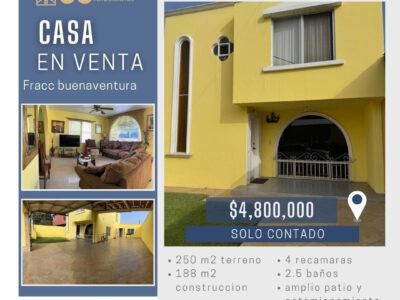 Casa en Fracc. BuenaAventura