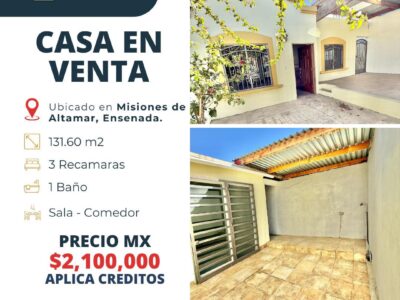 Casa en Misiones de Altamar