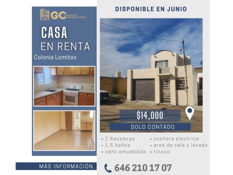 Casa en Col. Lomitas