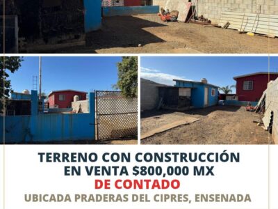Terreno con construcción