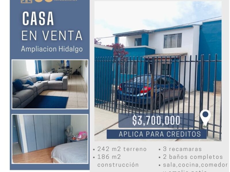 Casa en Ampliacion Hidalgo