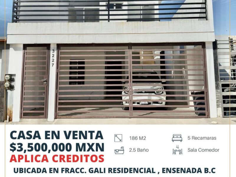 Casa en Fracc. Gali Residencial