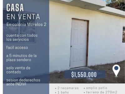 Casa en Venta en Morelos 2