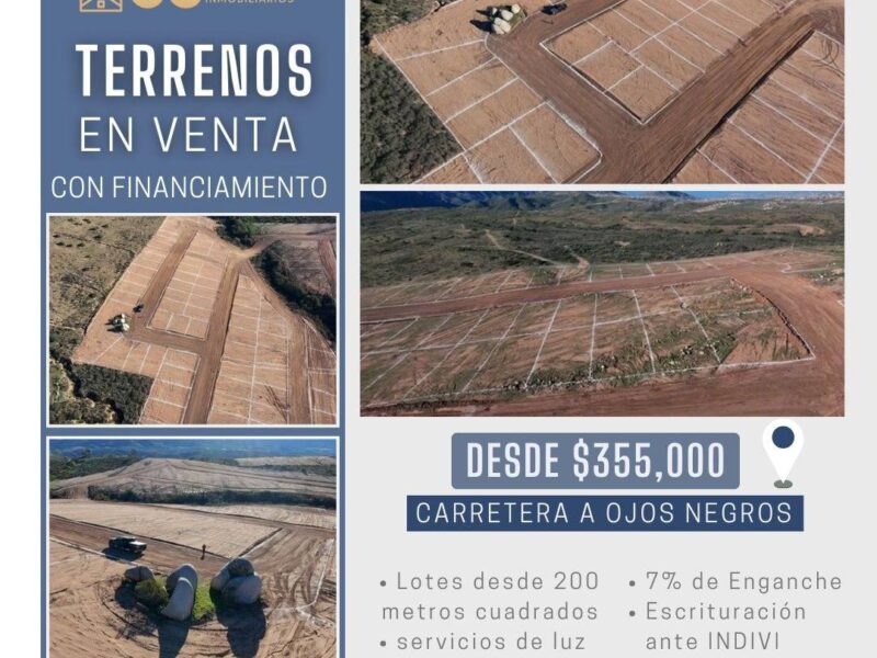 Terrenos en Abonos - Ensenada